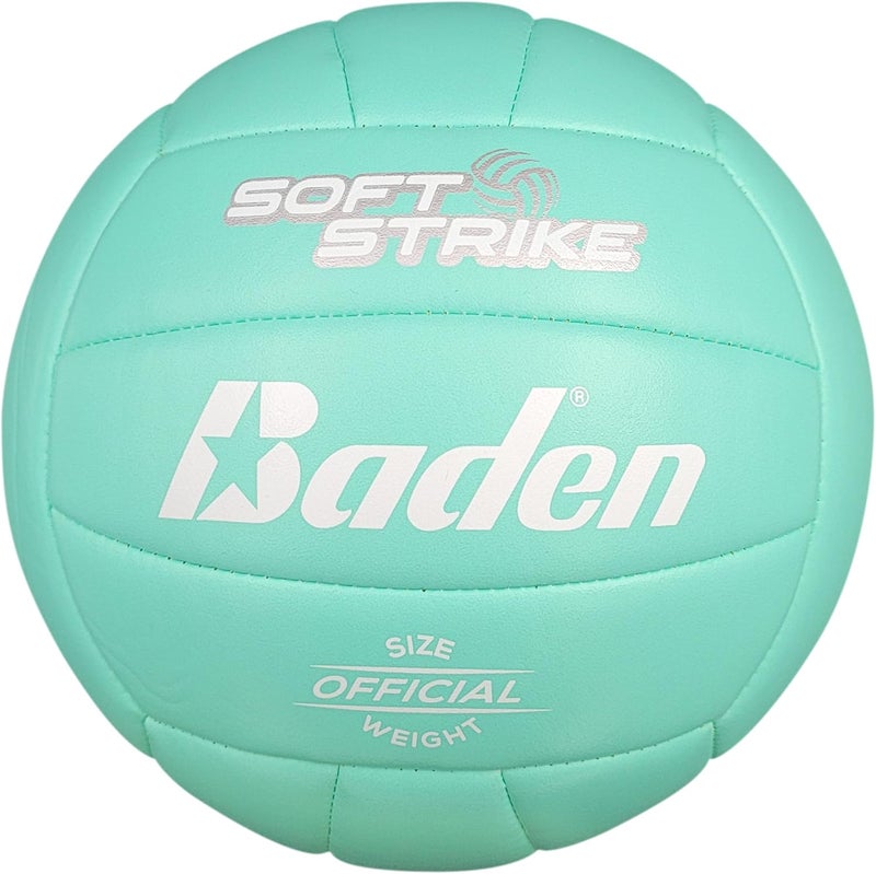 Baden | Soft Strike | Cushioned Synthetic Leather Recreational Volleyball | Indoor/Outdoor for Beginners & Youth | Official Size - Image 1